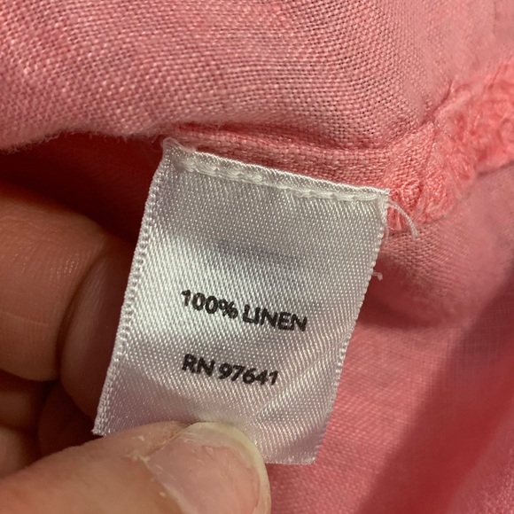 J. Jill Long Sleeve Button Down Linen Top - Picture 5 of 6